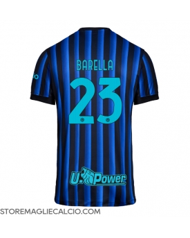 Inter Milan Nicolo Barella #23 Maglia Gara Casa Repliche 2025-26 Maniche Corte